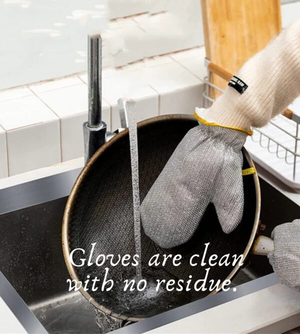 Steel Wire Dishwashing Gloves Original. - Image 4